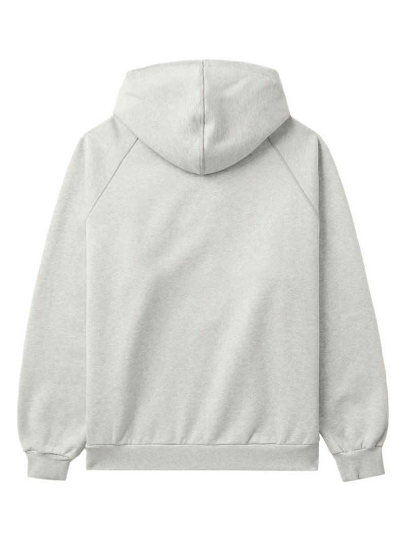 logo-embroidered hoodie 6