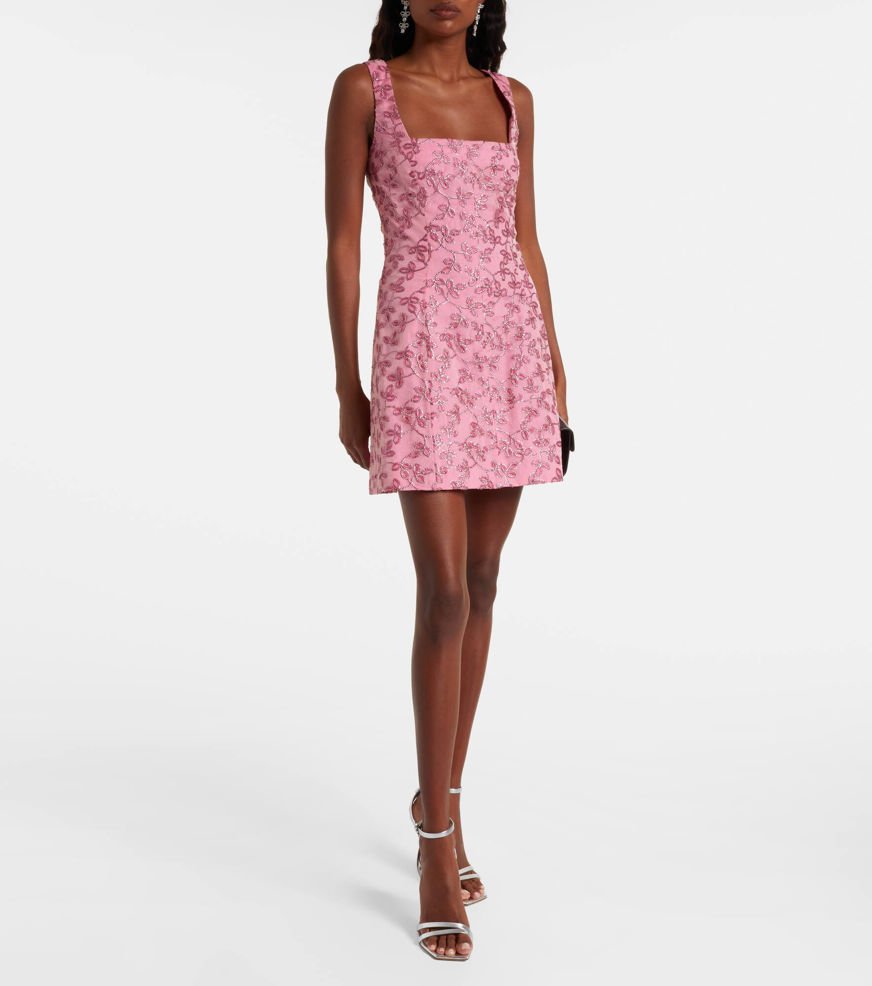 Floral sequined minidress - 2