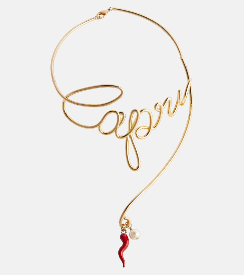 Capri embellished necklace - 1