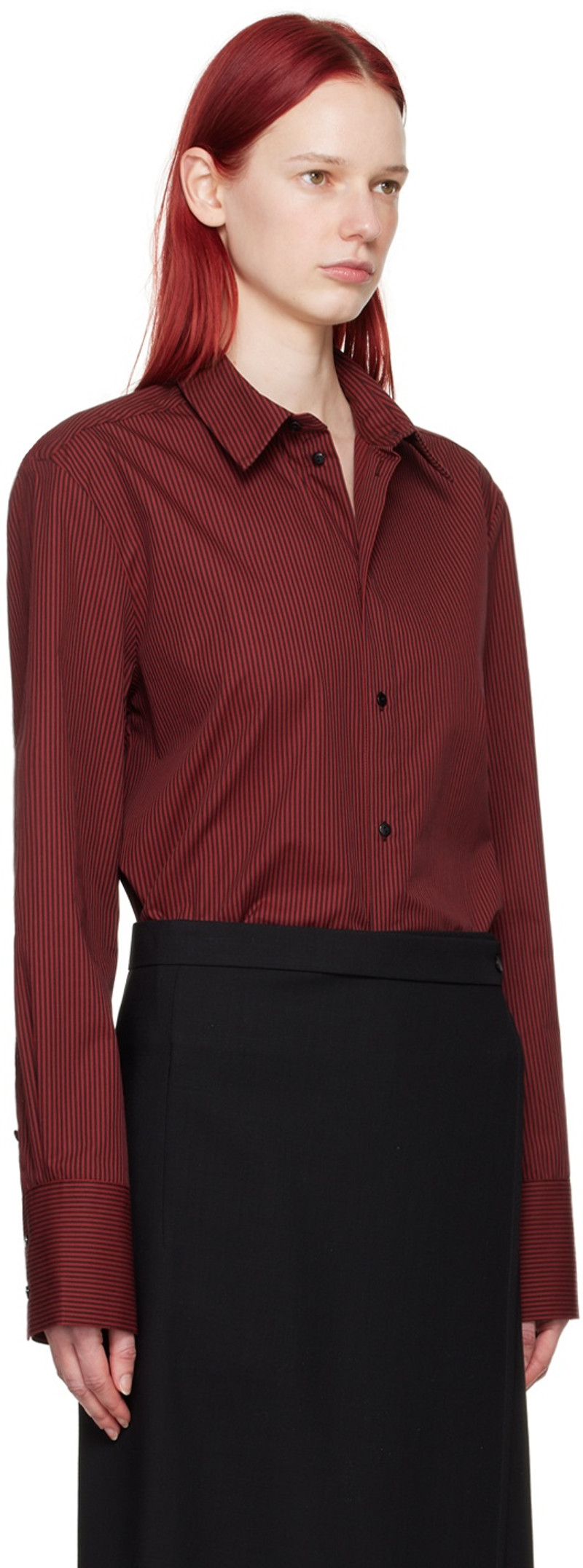 LA COLLECTION Red Adam Shirt outlook