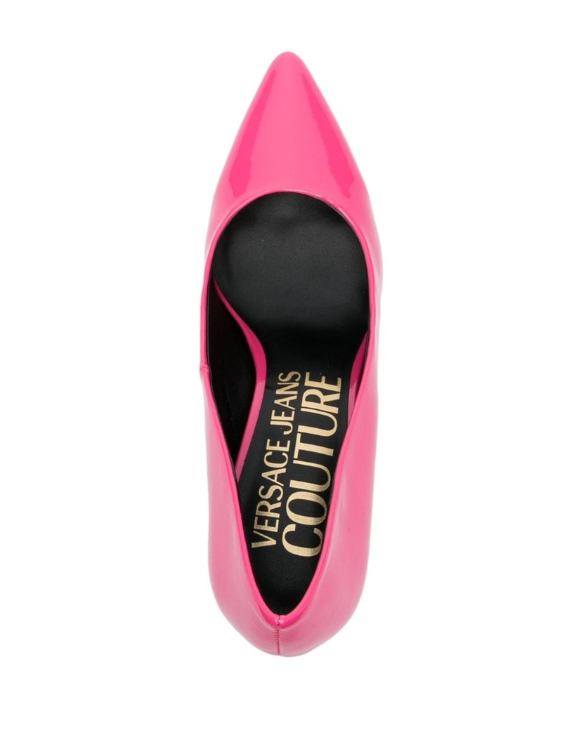 90mm faux-leather pumps 4