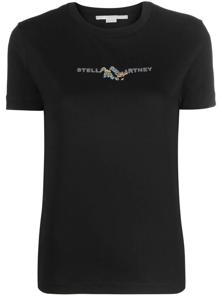 Stella Mccartney Cotton Logo T-Shirt - 1