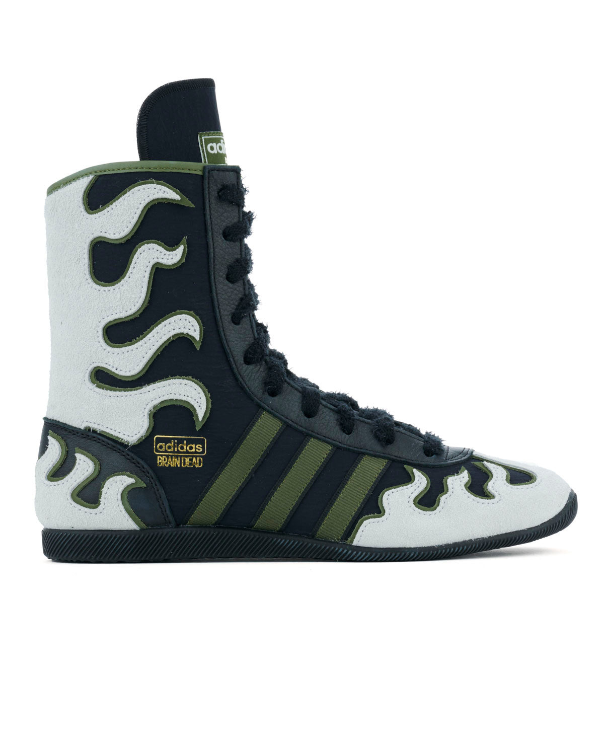 Brain Dead x adidas Japan Hi - Black/Green - 1