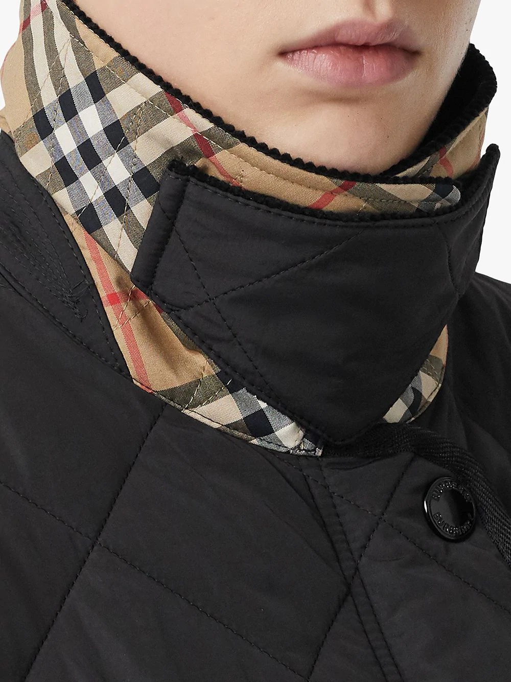 diamond quilted thermoregulated barn jacket - 6
