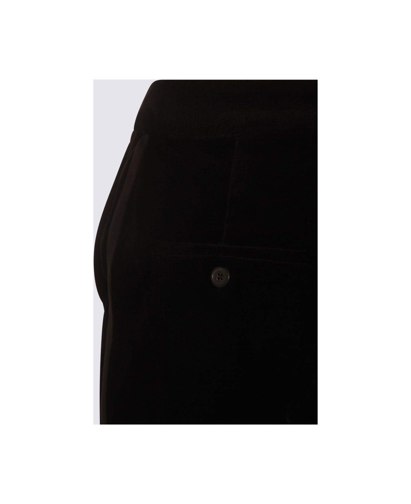 Black Cotton Pants - 4