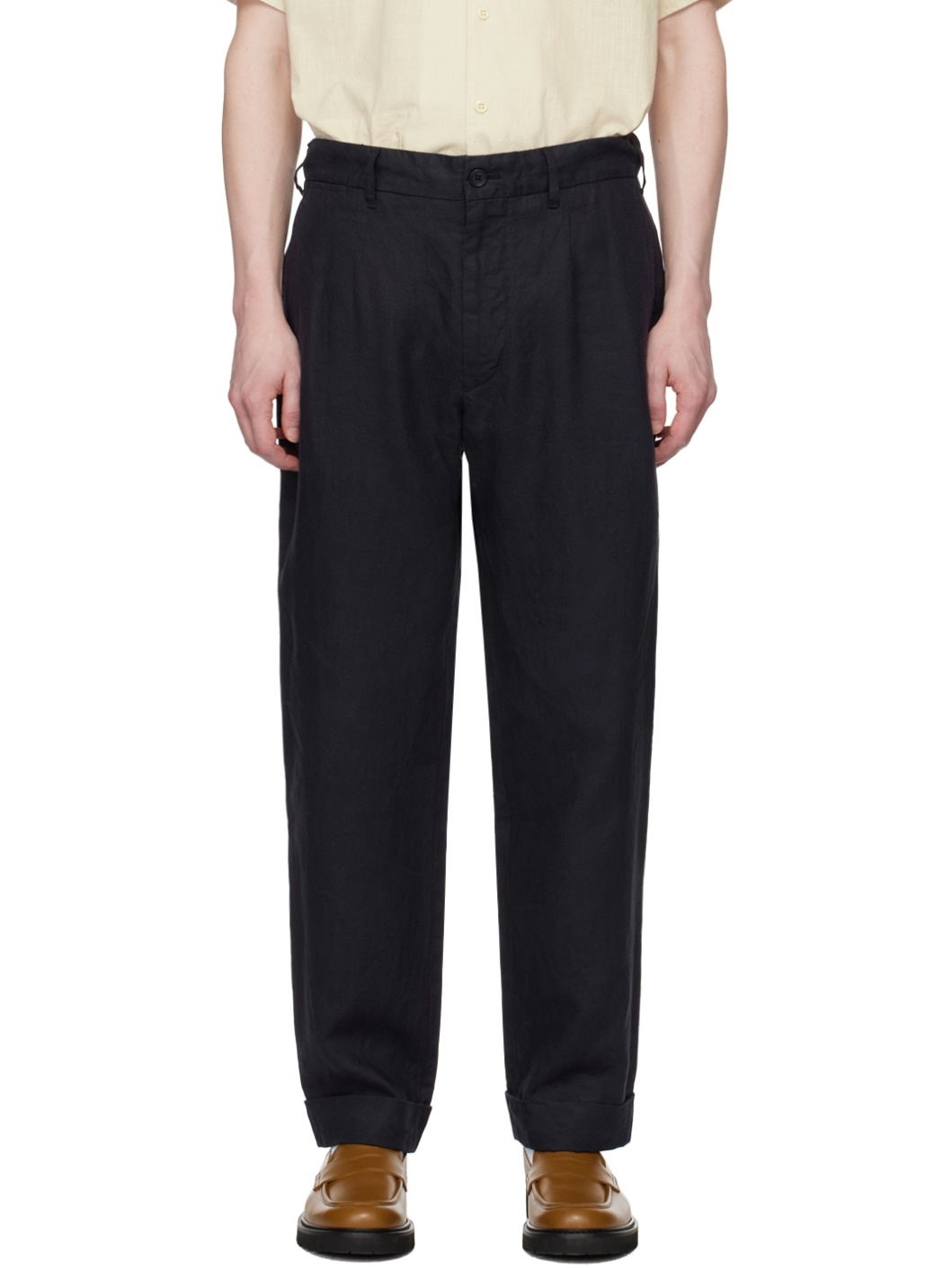 Navy Andover Trousers - 1