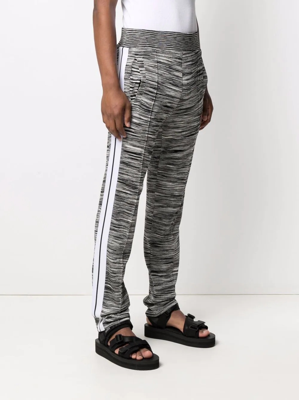 x Missoni melange knit track pants - 4