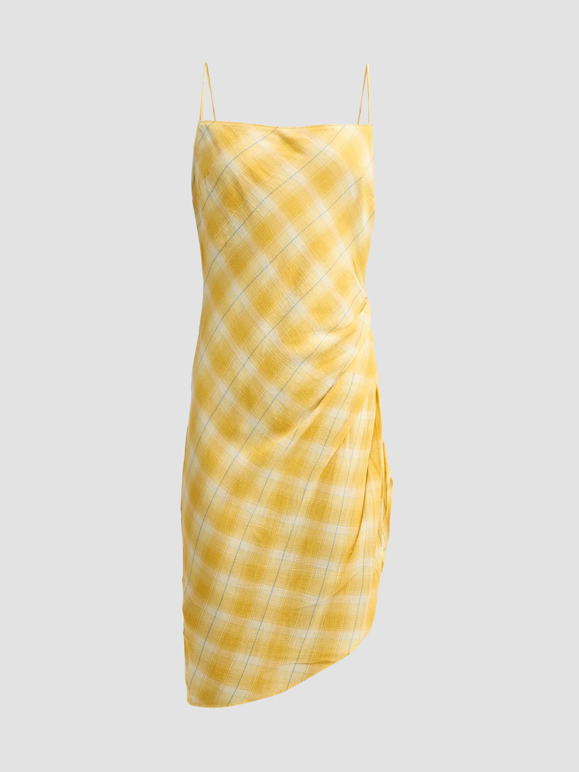 Women's Alaina Asymmetric Mini Dress - Yellow Multi - 1