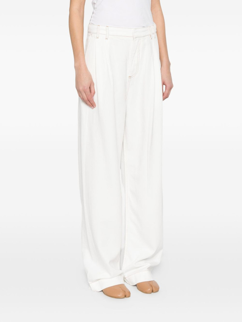 contrast stitch trousers 3