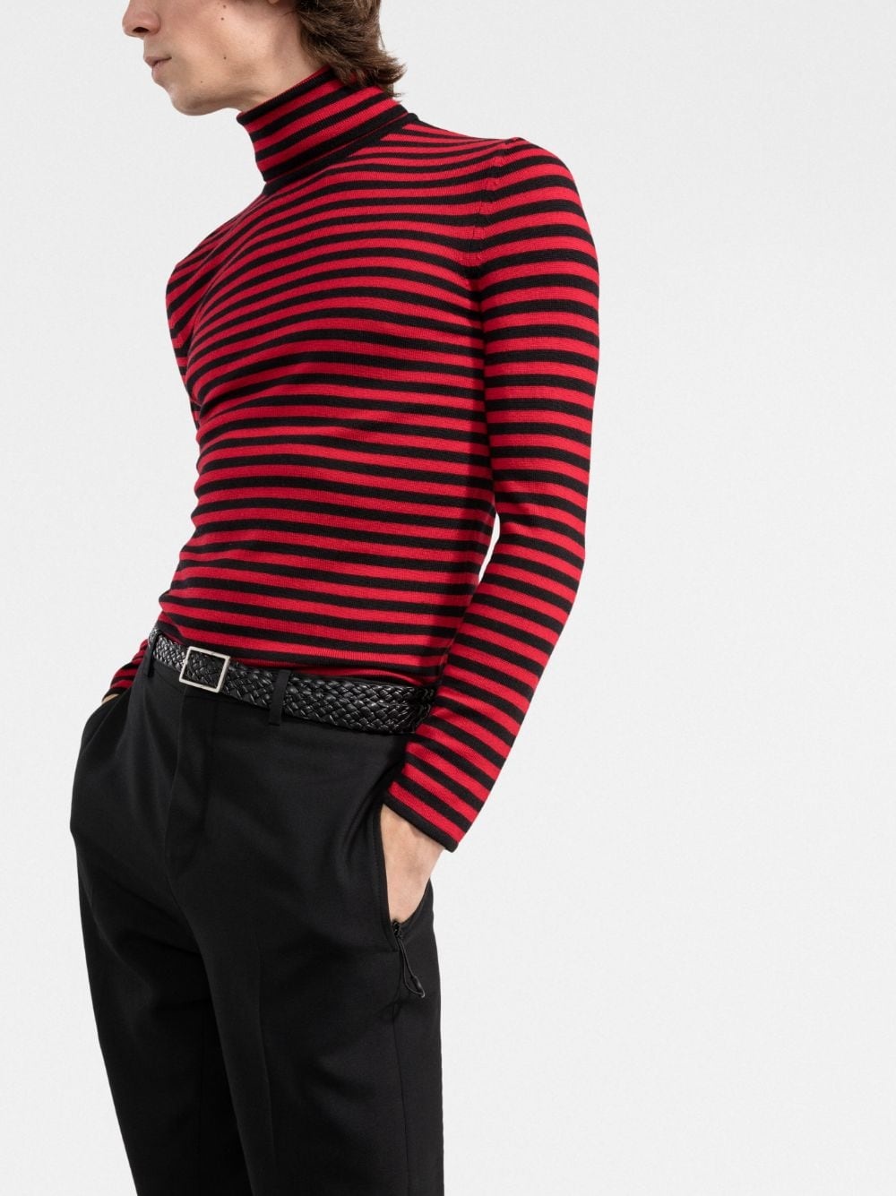 striped long-sleeve T-shirt - 3