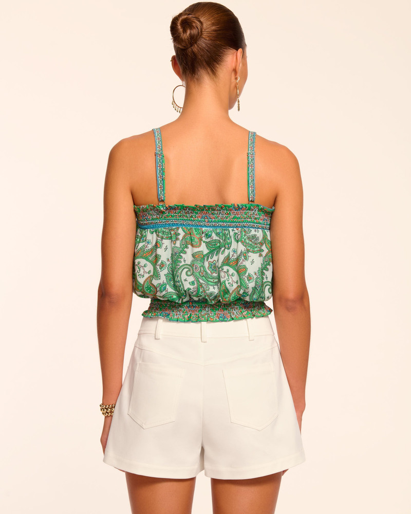 Miley Smocked Sleeveless Crop Top 3