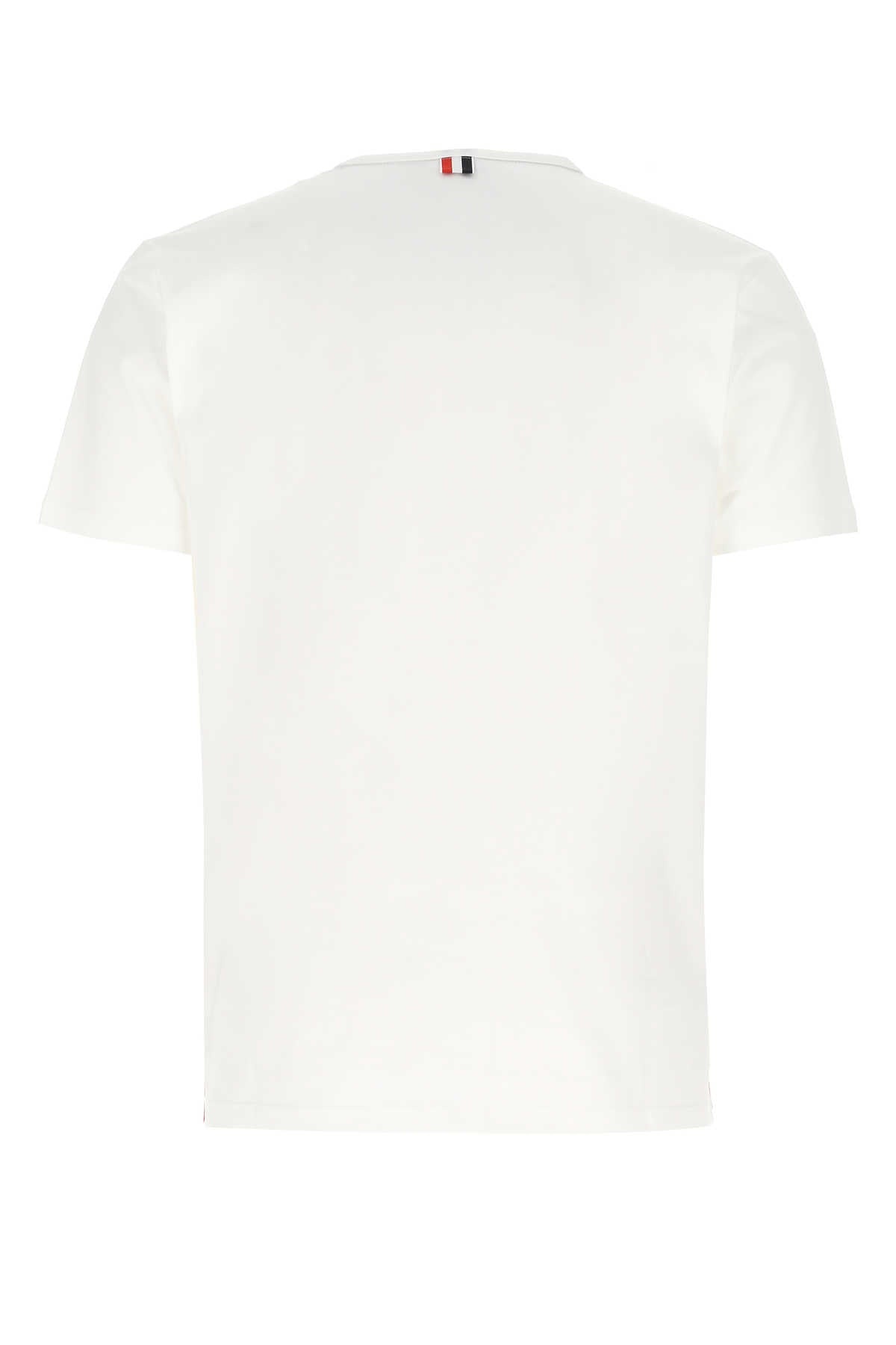 Tシャツ・カットソー Thom Browne Ss Rwb Pocket Tee In Medium Weight Jerse Thom Browne Thom Browne Men Ss Rwb Pocket Tee In Medium