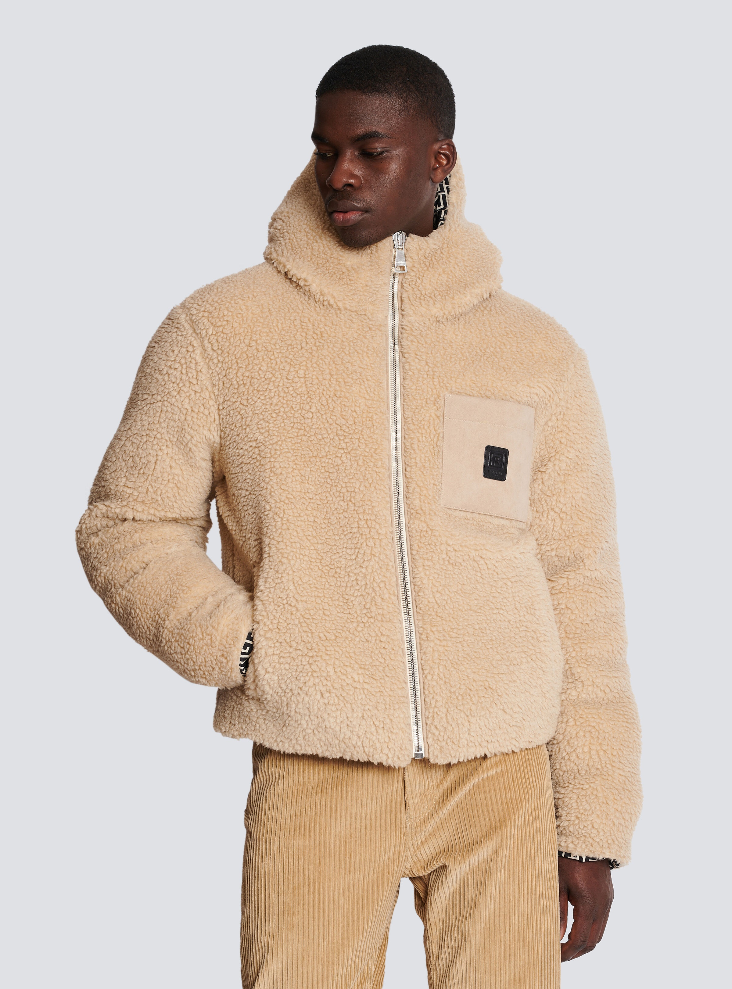 Monogrammed reversible puffer jacket - 6