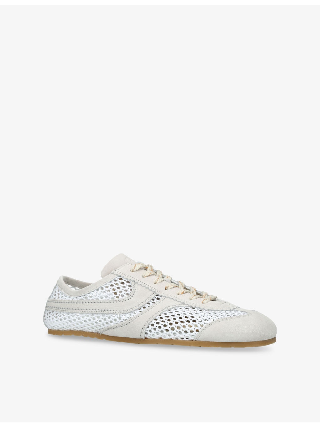 Dustin Stripe Mesh and Suede Low-Top Trainers - 3