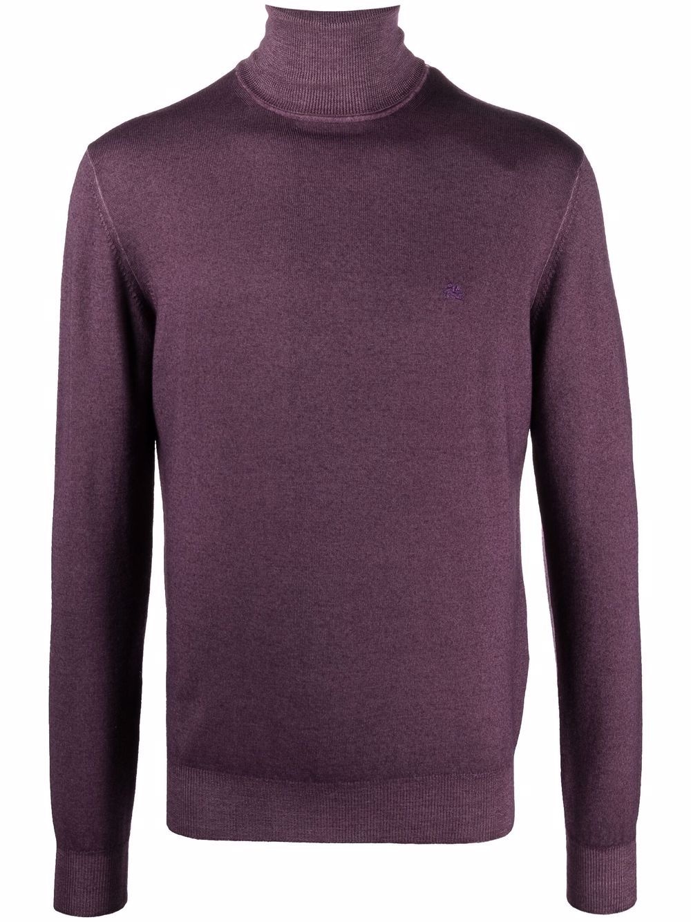 rollneck wool jumper - 1