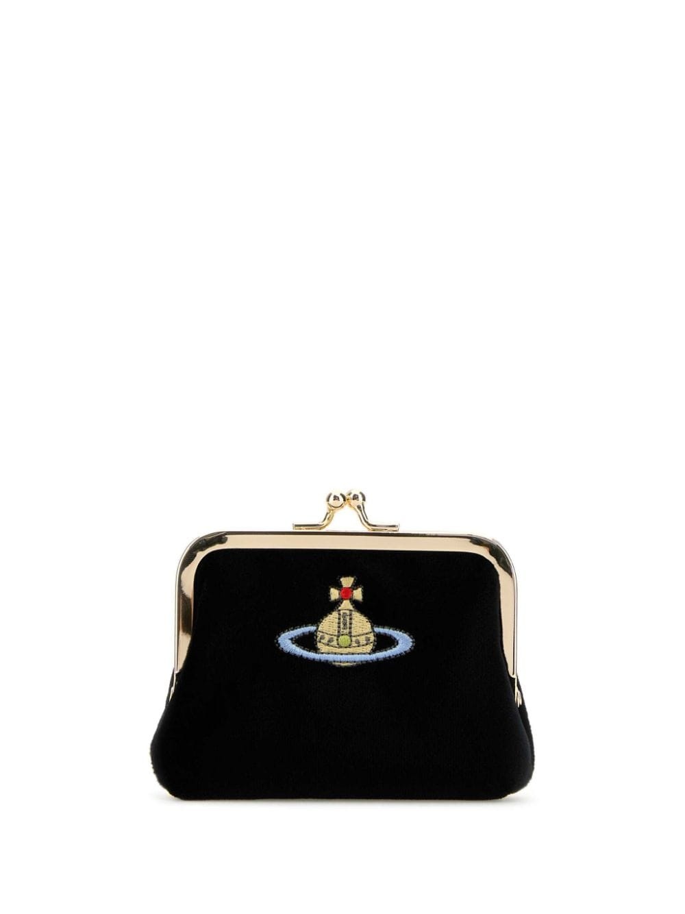 Orb-embroidered wallet - 1