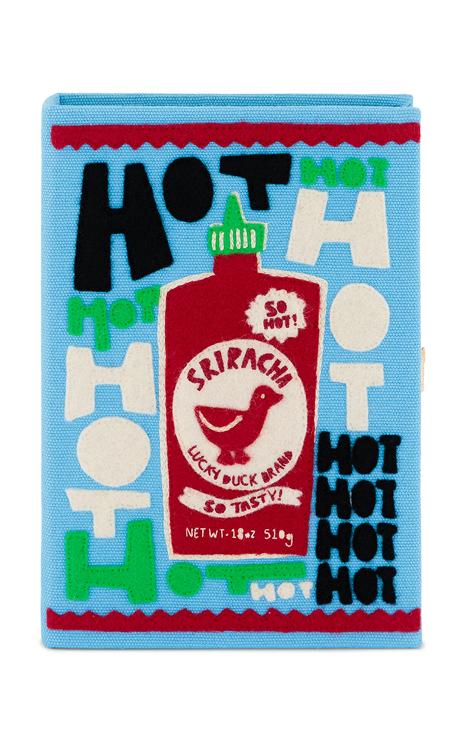 Sriracha Book Clutch light blue - 1