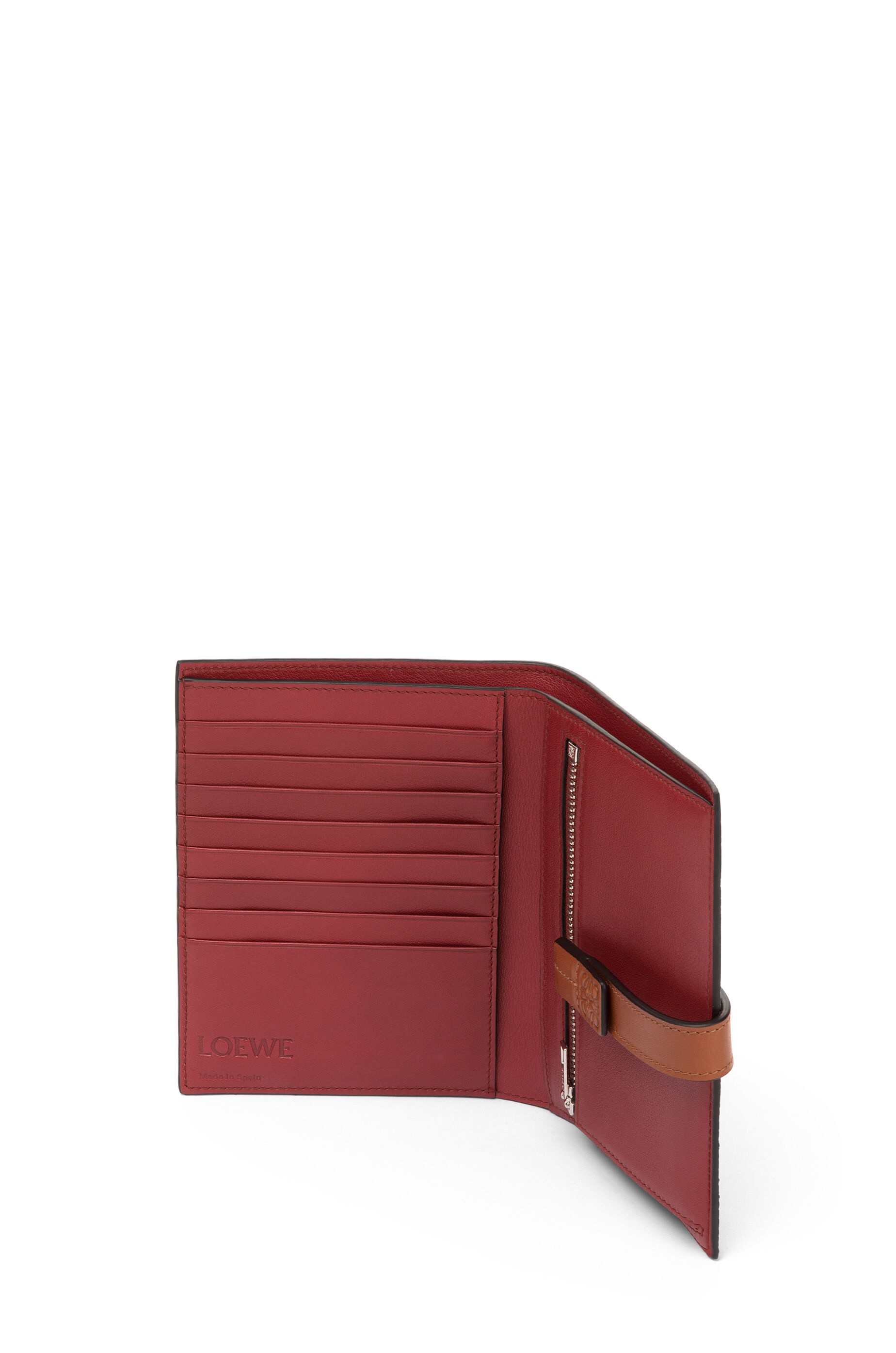 Medium Vertical Wallet in soft grained calfskin - 2