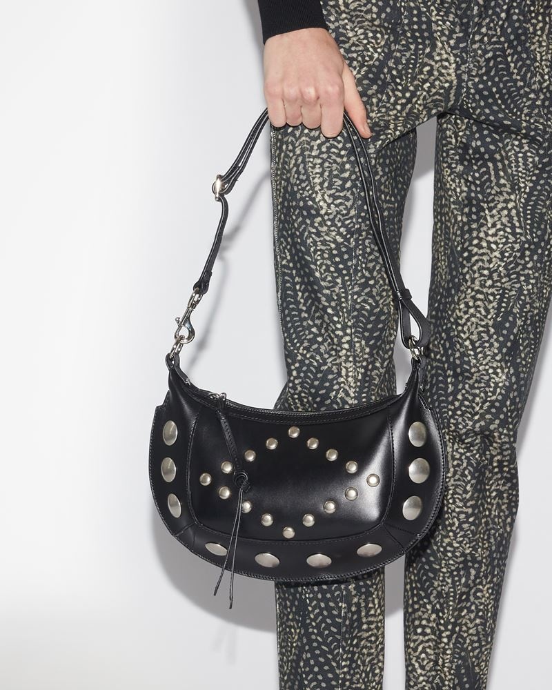 OSKAN MOON LEATHER SHOULDER BAG - 4
