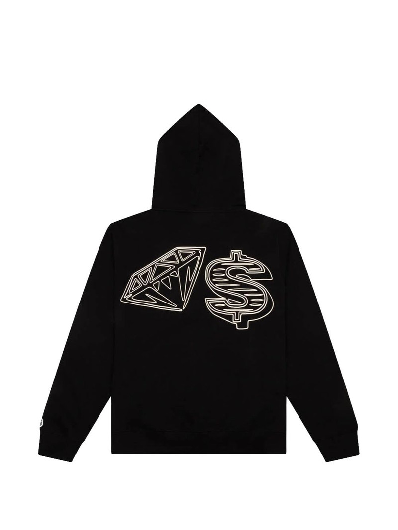 BILLIONAIRE BOYS CLUB Karat zip-up hoodie outlook