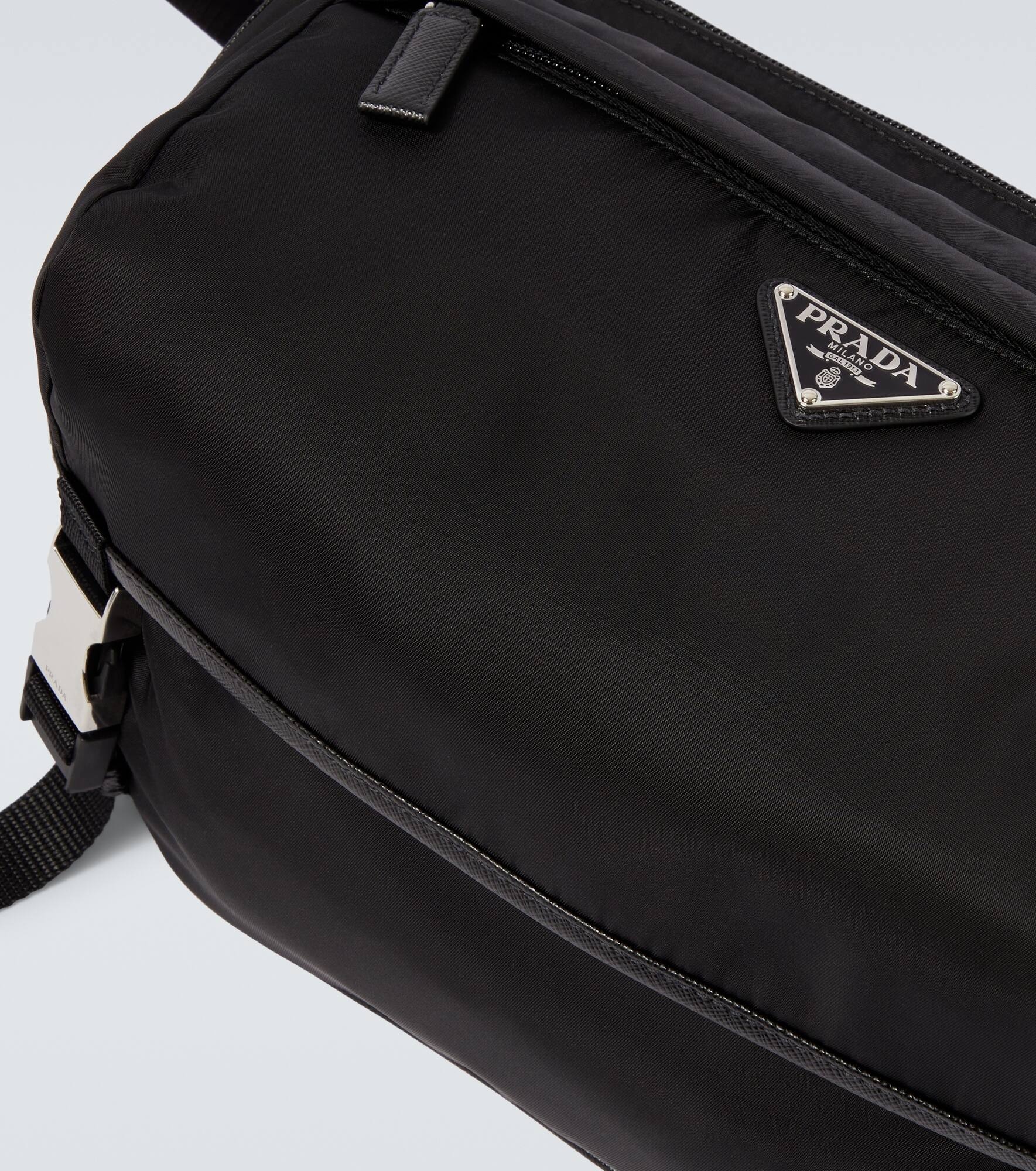 Re-Nylon leather-trimmed shoulder bag - 6