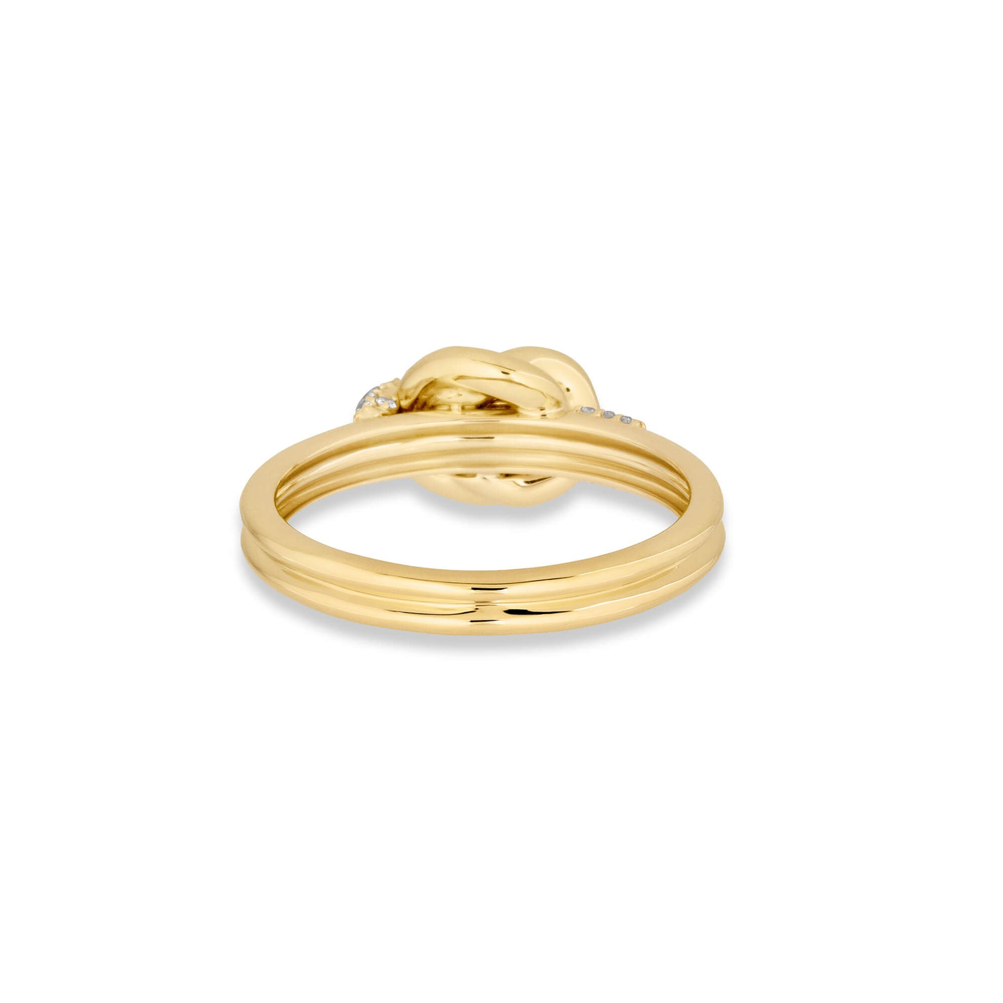 Diamond Forme Knot Ring - 4