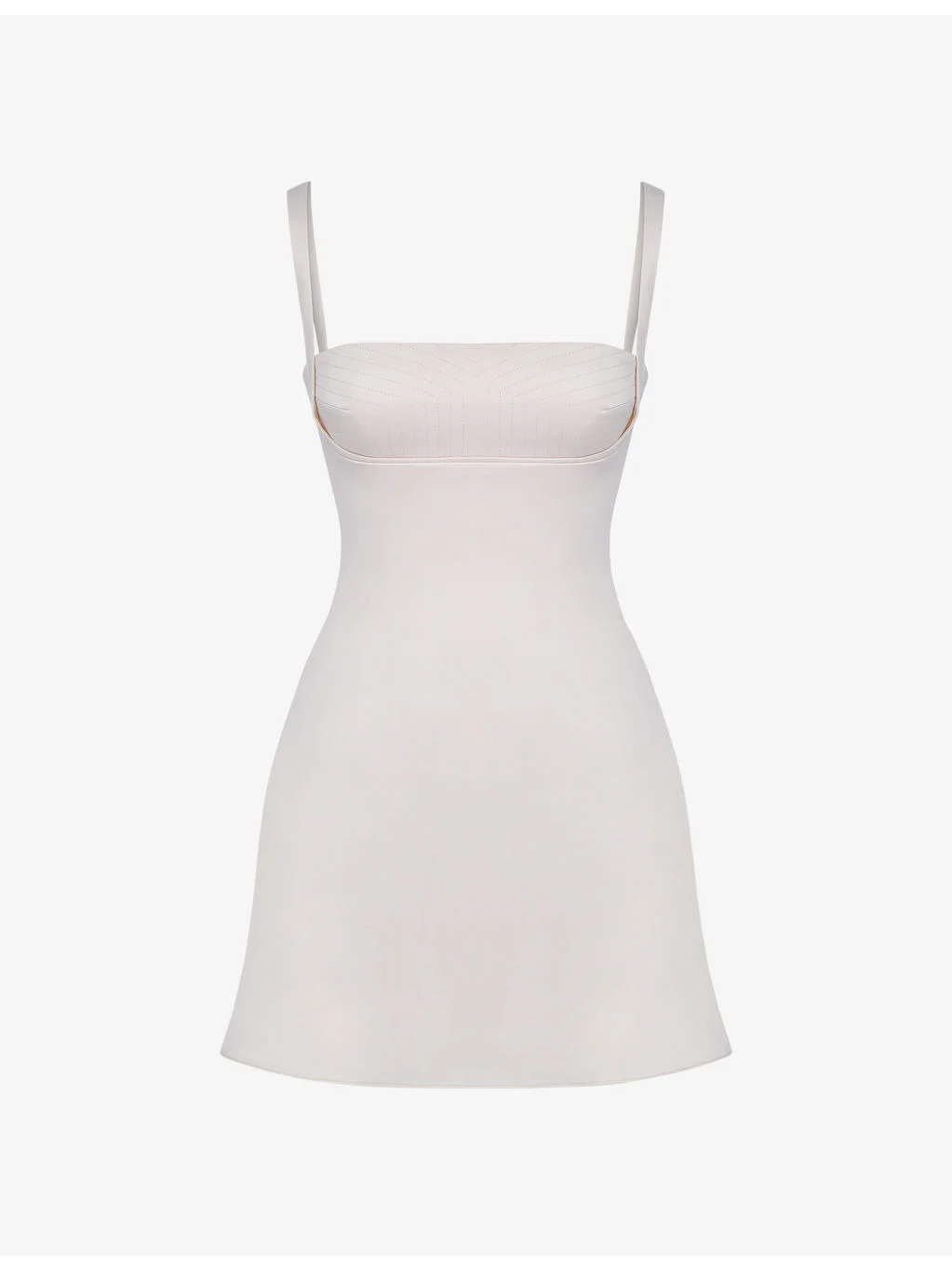 Kara stretch-woven mini slip dress - 1