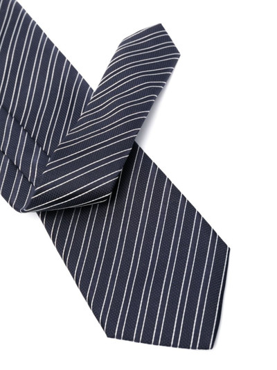 Canali stripe-pattern silk tie outlook