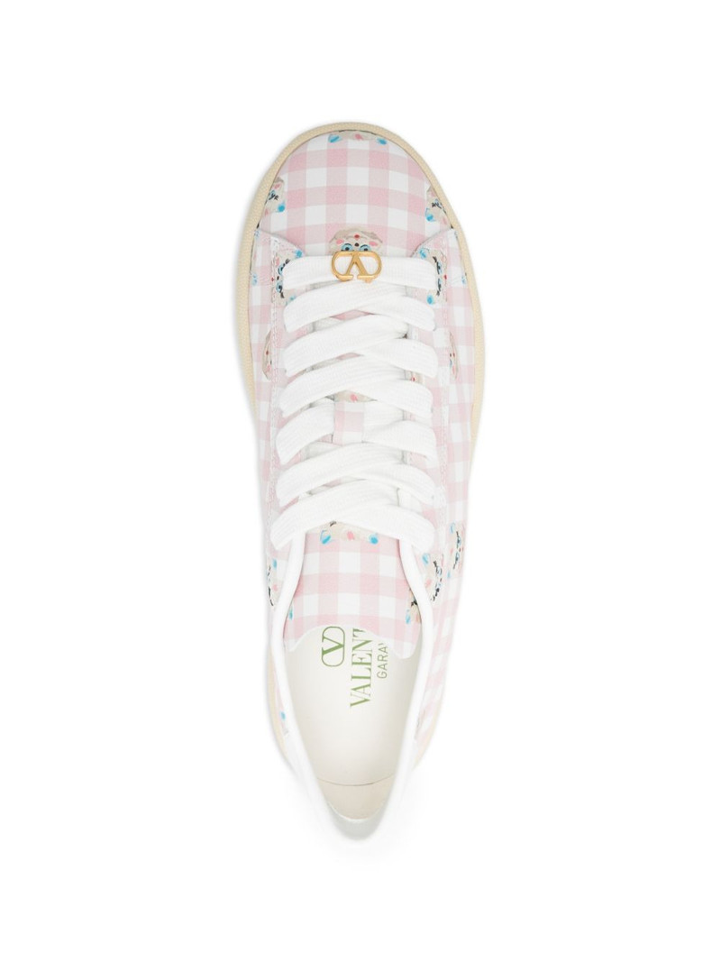 gingham platform sneakers 4
