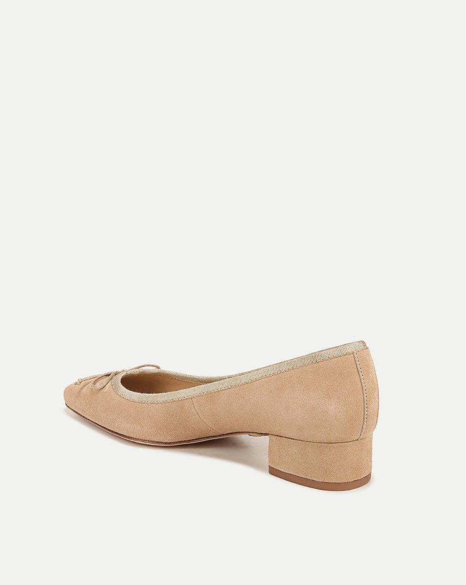 CECILE SUEDE BALLET PUMP - 4