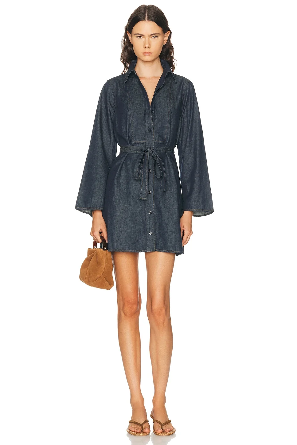 The Denim Tuxedo Dress - 1