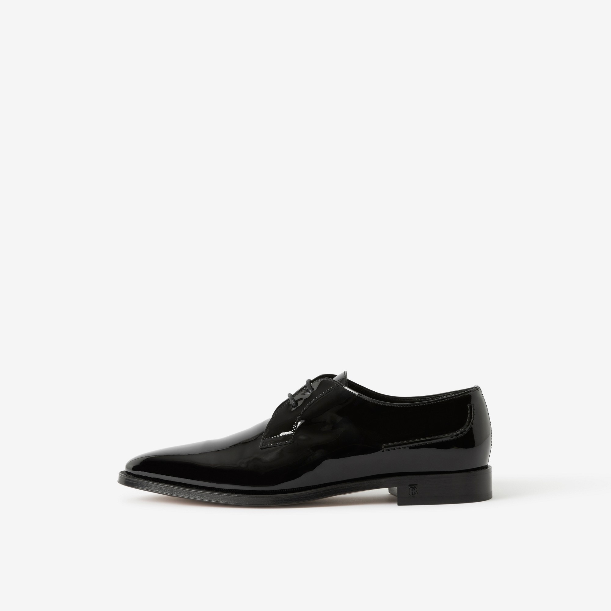 Monogram Motif Patent Leather Derby Shoes - 5