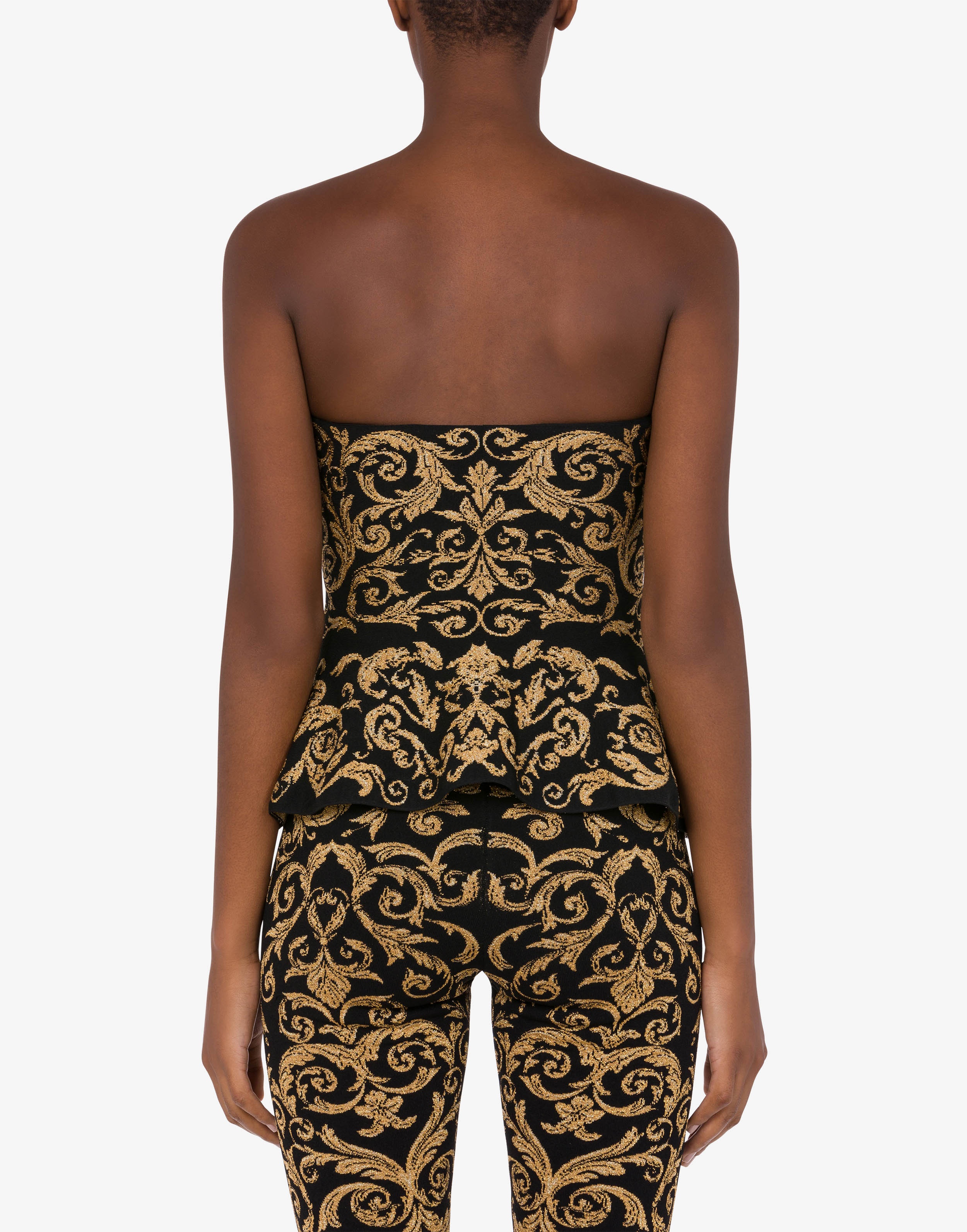 BAROQUE JACQUARD CORSET TOP - 3