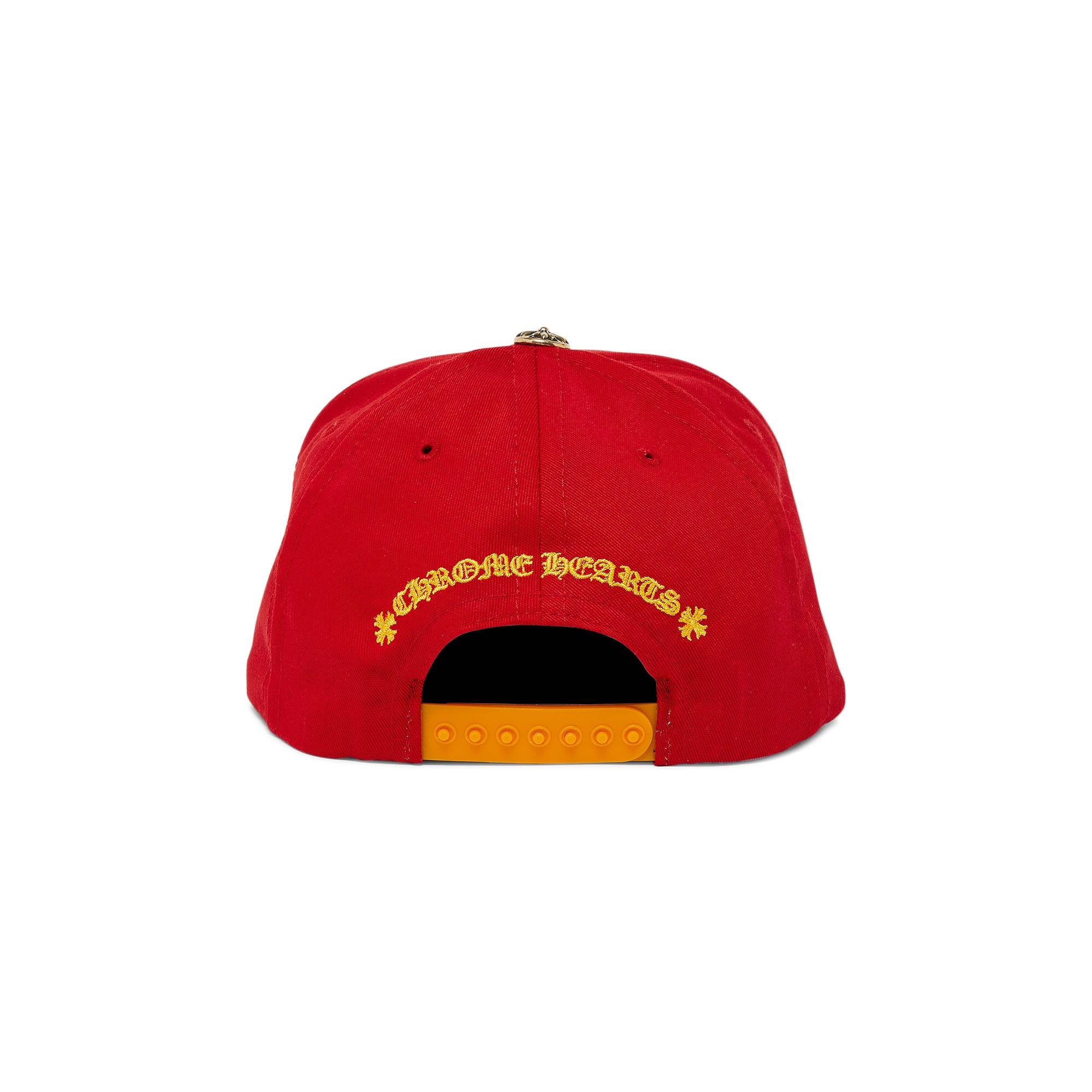 Chrome Hearts Baseball Hat 'Red/Yellow' - 4