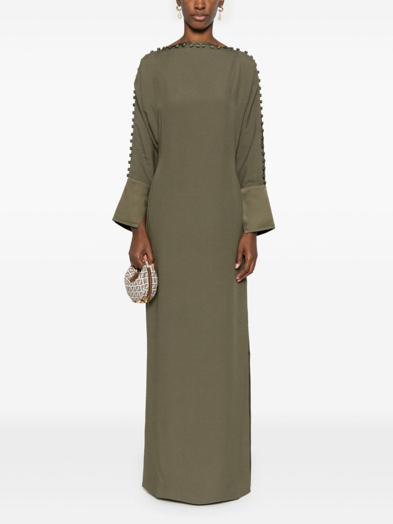 Taller Marmo Mila decorative button-detail dress outlook