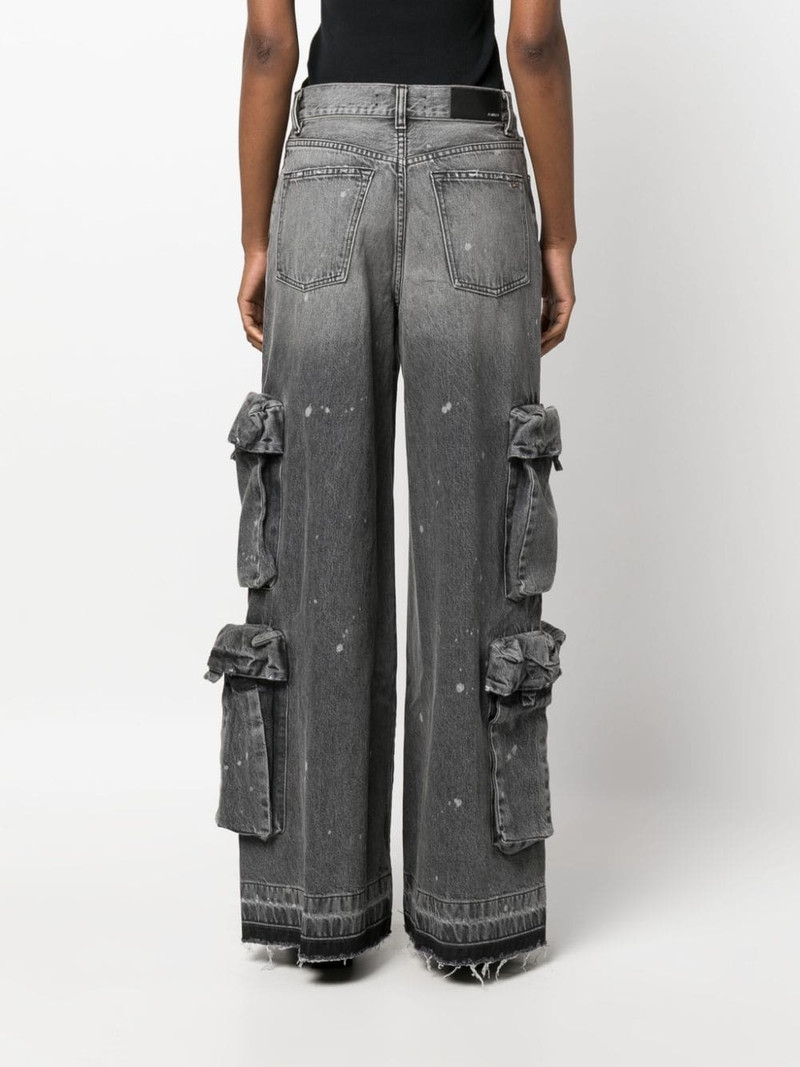 Baggy Cargo wide-leg jeans 4