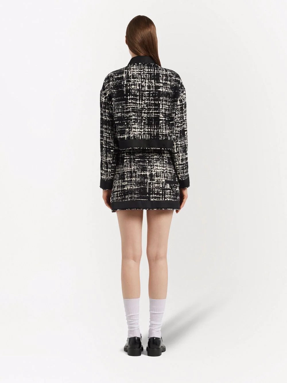 cropped tweed jacket - 4