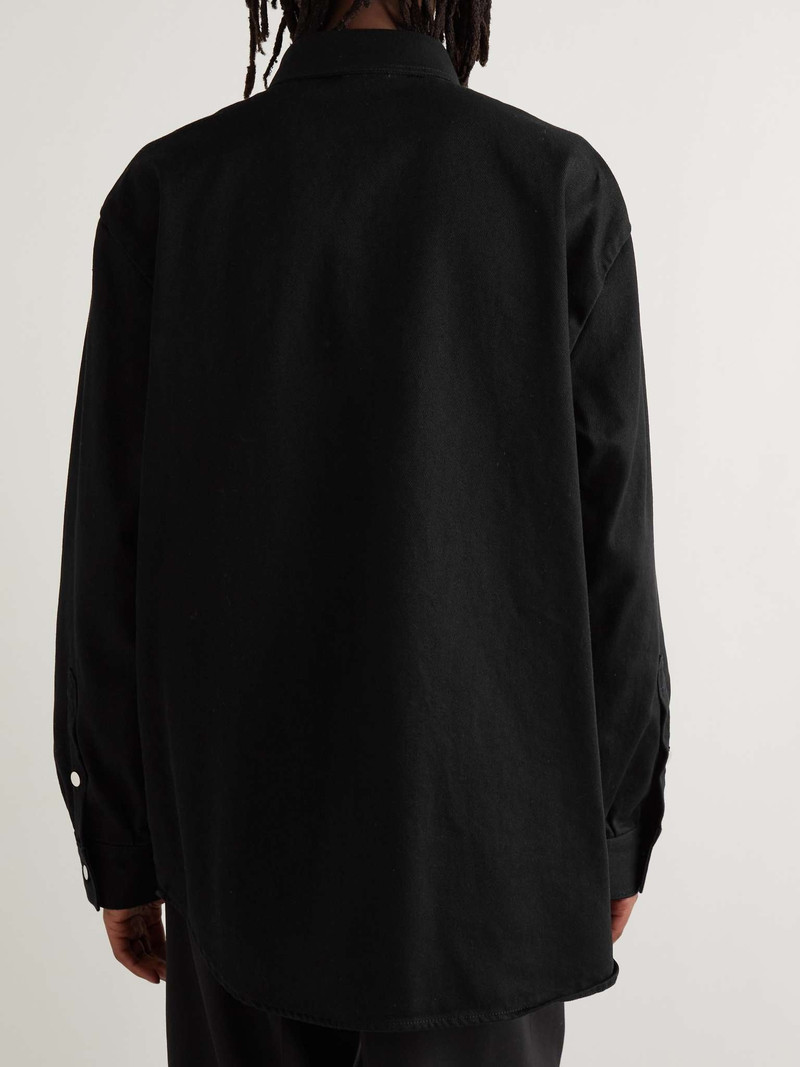 + Smiley Logo-Appliquéd Denim Shirt 4