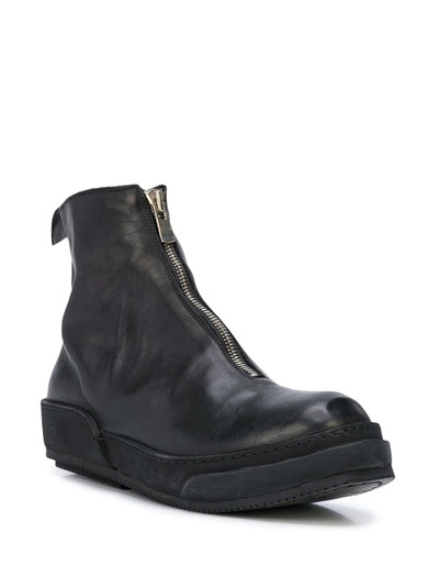 Guidi front zip ankle boots outlook