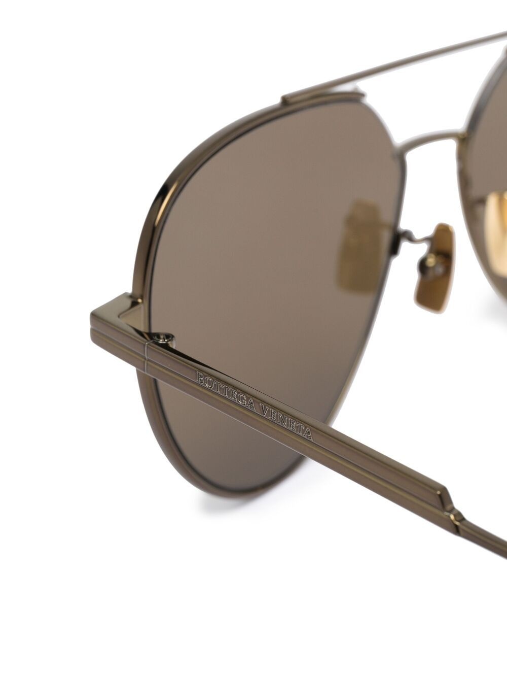 aviator-frame tinted sunglasses - 3