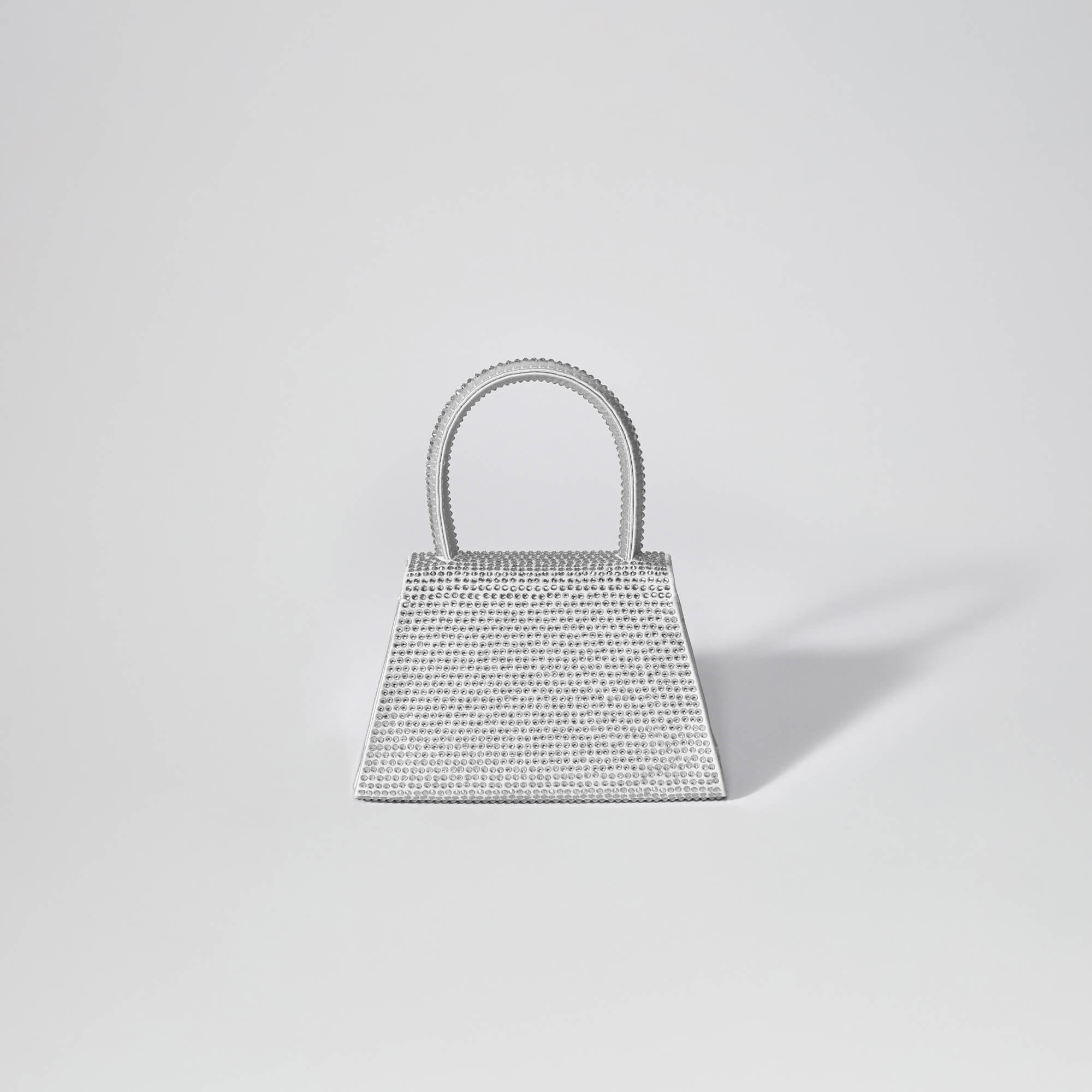 The Bow Micro in Silver Rhinestone - 3