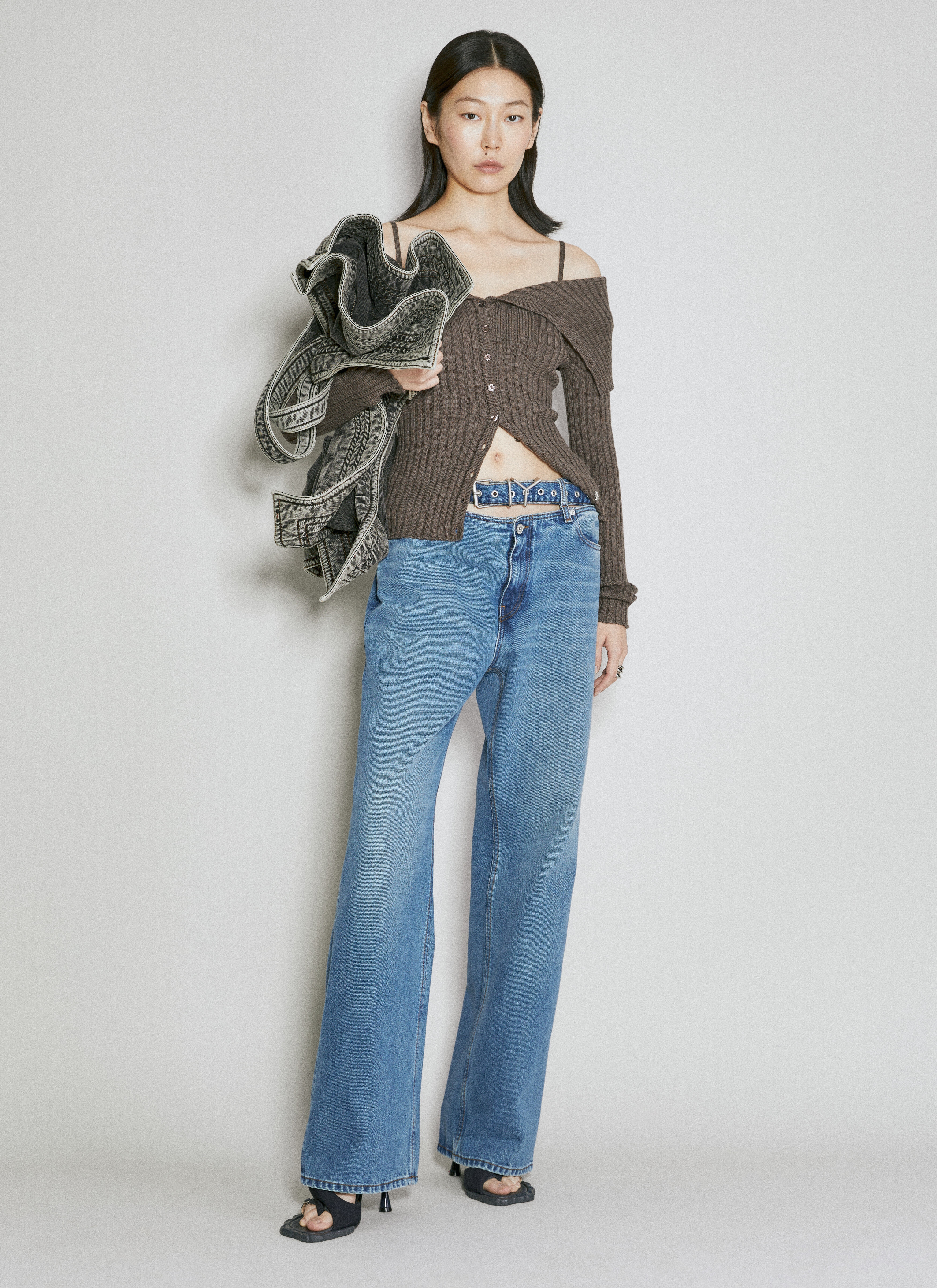Y/Project Evergreen Y-Belt Jeans | lncc | REVERSIBLE