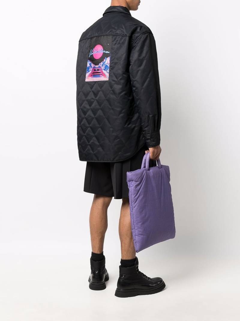 Valentino quilted shirt jacket outlook