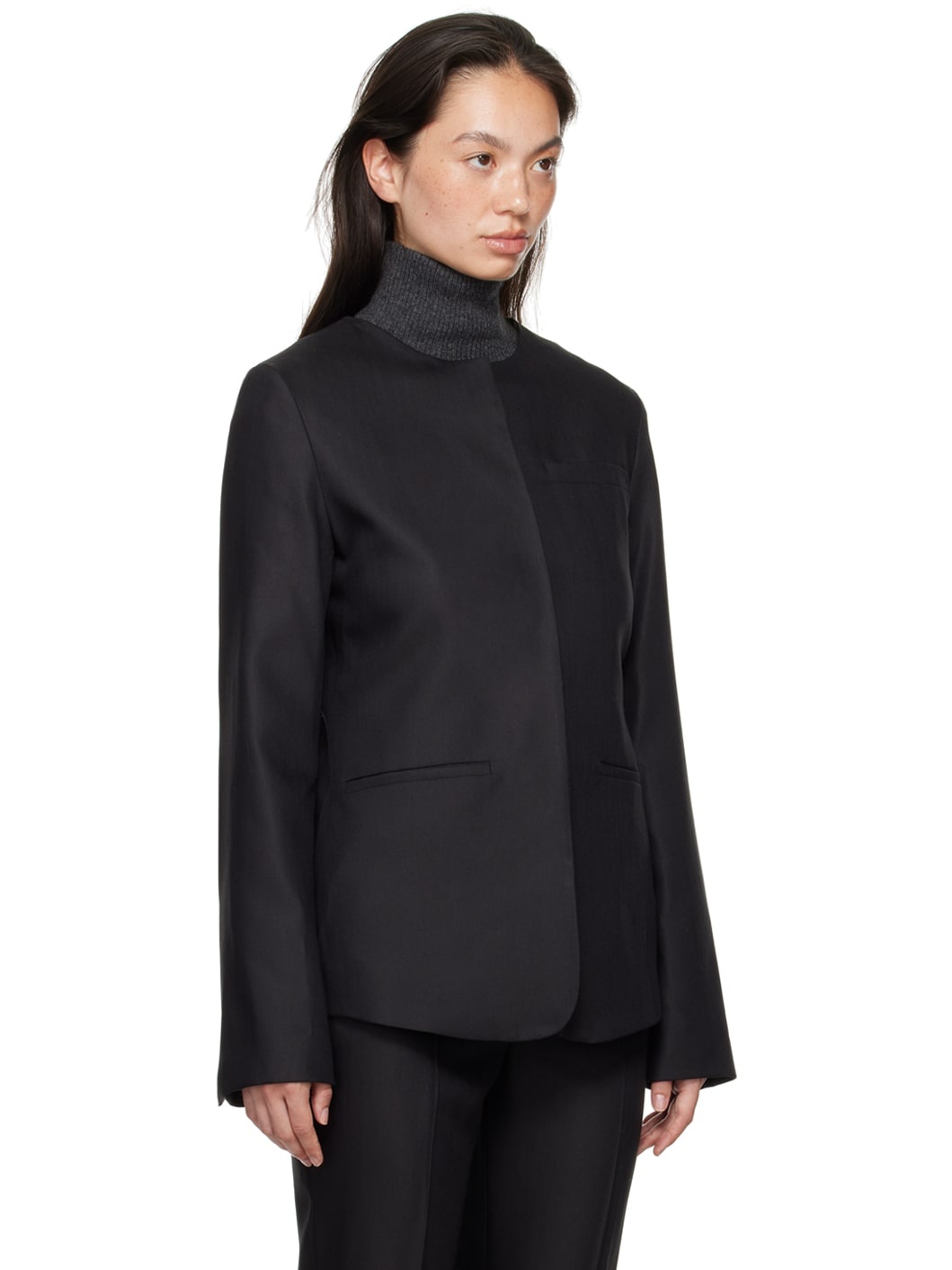 Black Lavena Blazer - 2