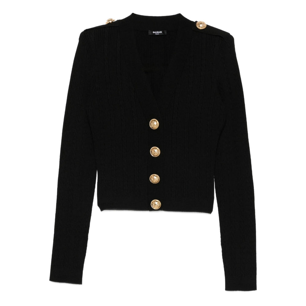 Balmain Black Knitwear - Cardigans Women - 1