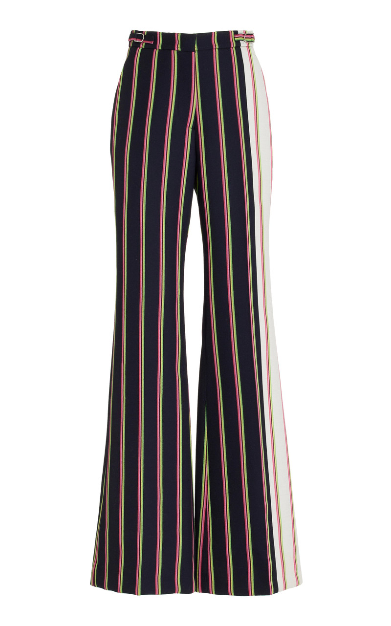 Jones Pant in Multi Striped Wool - 1