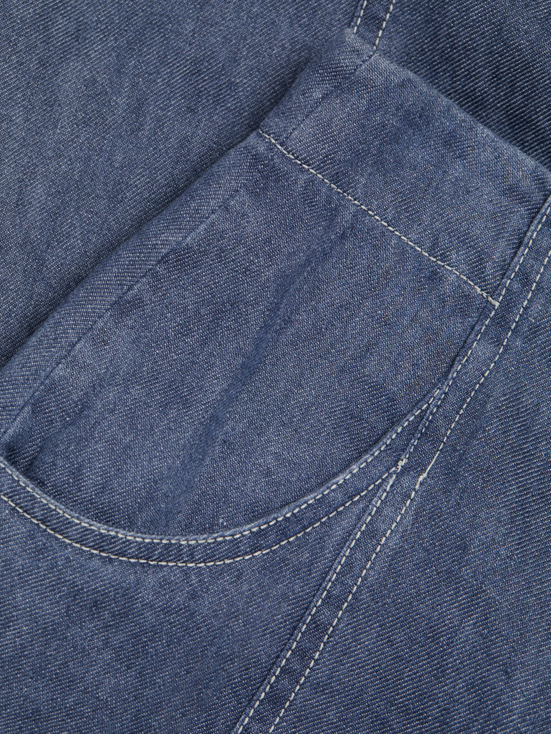Women's Demie Hemp Wide-Leg Trousers - Medium Indigo 7