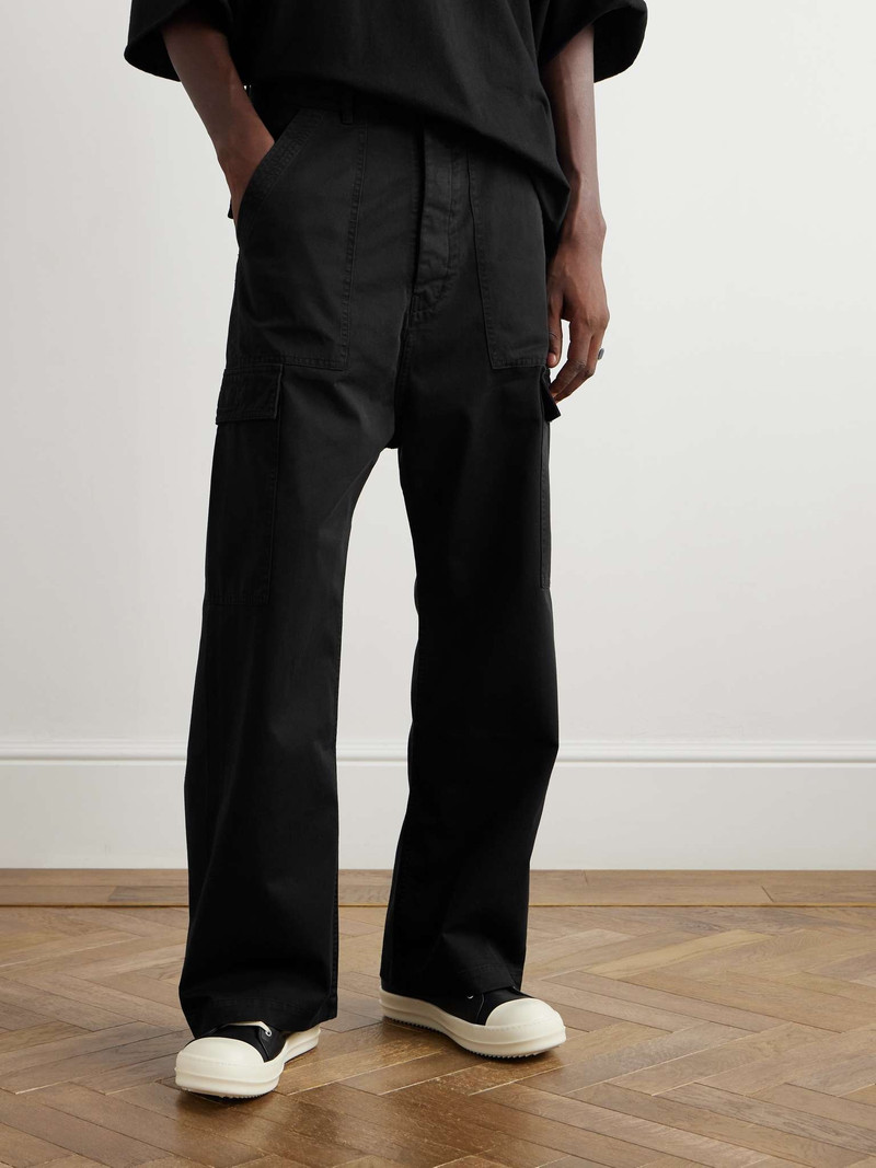 Straight-Leg Cotton-Twill Cargo Trousers 4