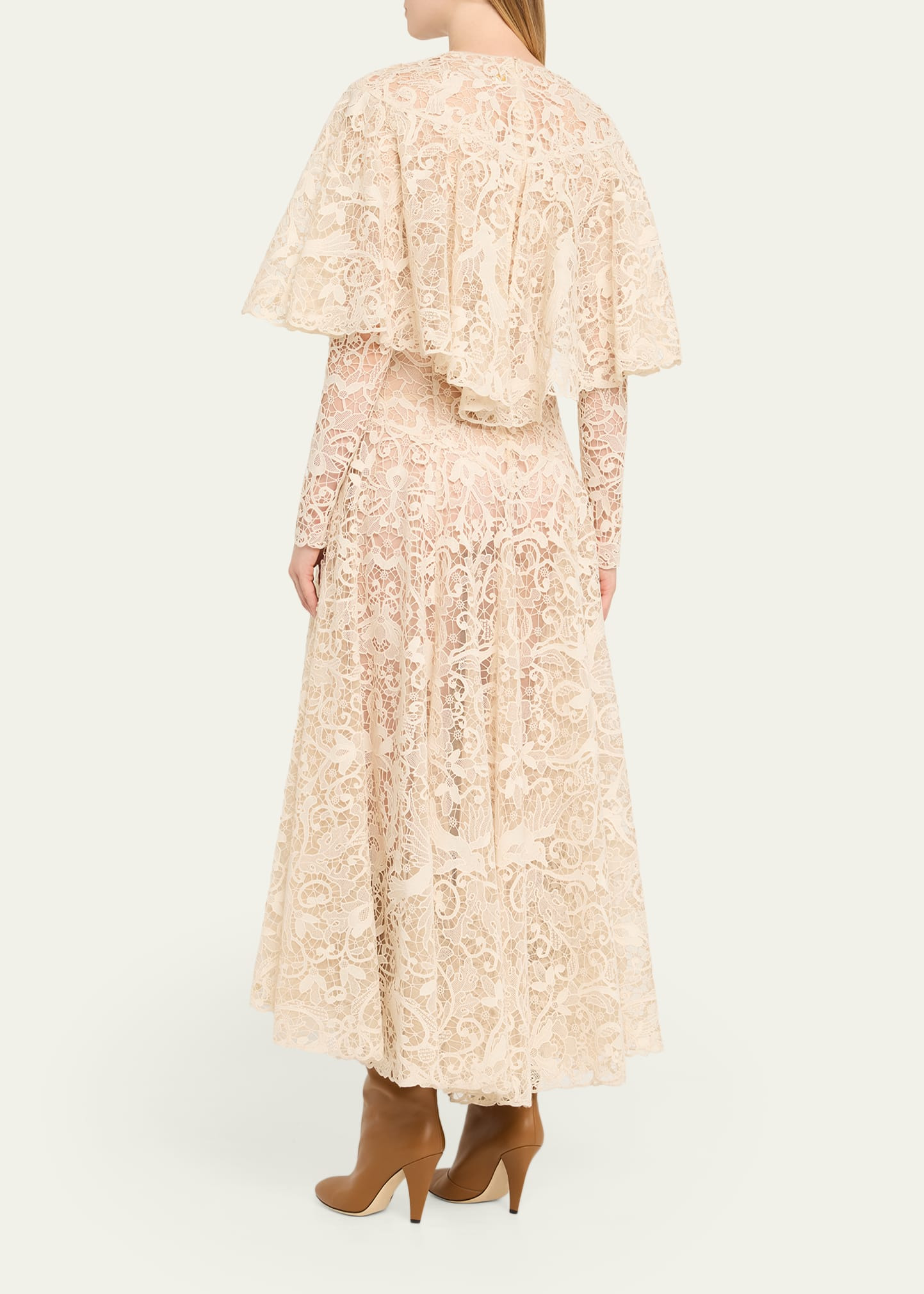 Memento Long-Sleeve Lace Dress - 3