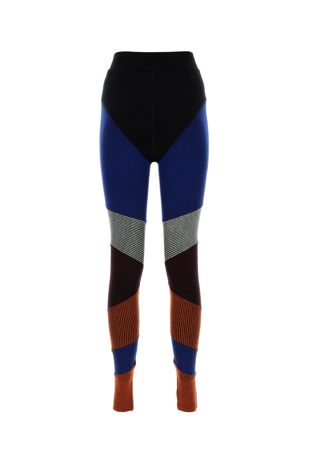 Multicolor stretch wool blend leggings - 2